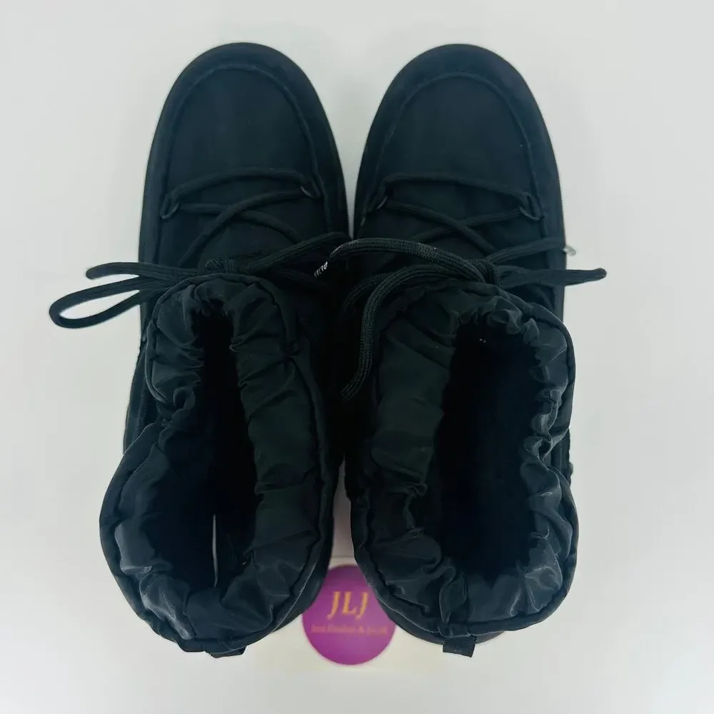 Pajar Women's Taya Low Black Lace Up Waterproof Winter Boots Size 7 US/ 38 EU